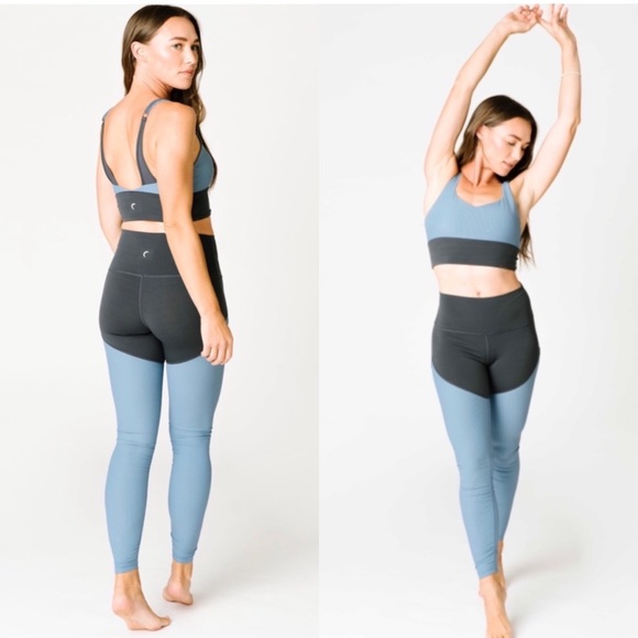 ZYIA Storm Parallel Luxe High Rise leggings Size 6-8 Compressive Activewear - Picture 3 of 15